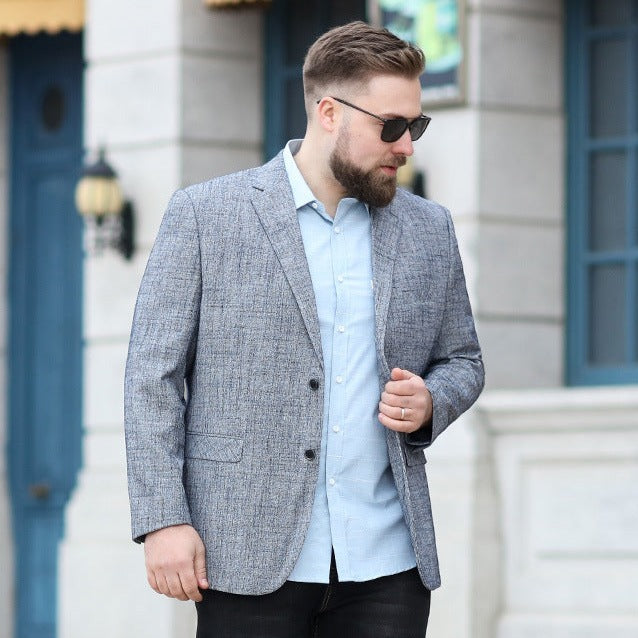 Blazer Plus Size para Hombre Uriel Stefano Romano®