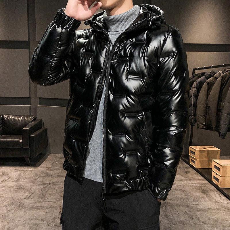 Abrigo Negro para Hombre Acolchado Burbuja Stefano Romano®