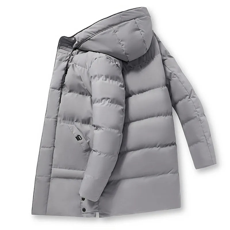 Chamarra Puffer Larga Plus Size para Hombre Stefano Romano®