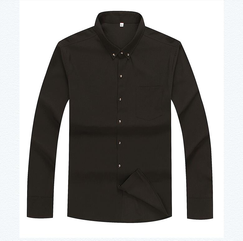 Camisa de Vestir Manga Larga para Hombre Plus Size Stefano Romano®
