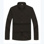 Camisa de Vestir Manga Larga para Hombre Plus Size Stefano Romano®