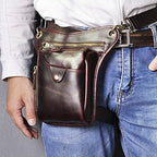 Riñonera de Cuero Genuino para Hombre Stefano Romano®