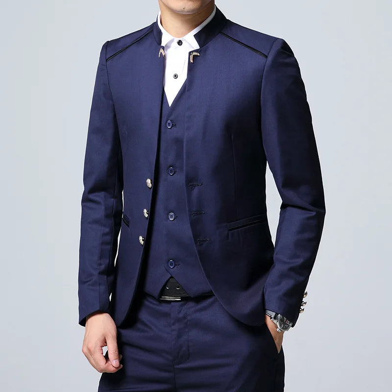 Blazer Slim Asiático para Hombre Stefano Romano®