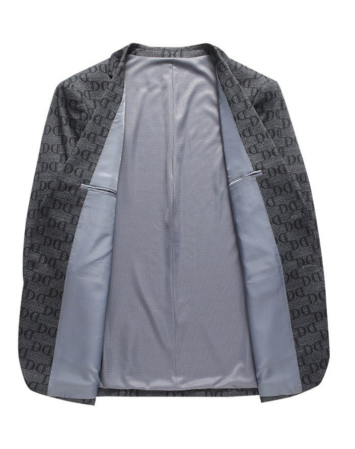 Blazer Plus Size Diseñador Poliéster para Hombre Enzo Stefano Romano®