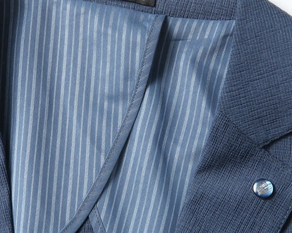 Blazer Plus Size Diseñador Poliéster para Hombre Luca Stefano Romano®