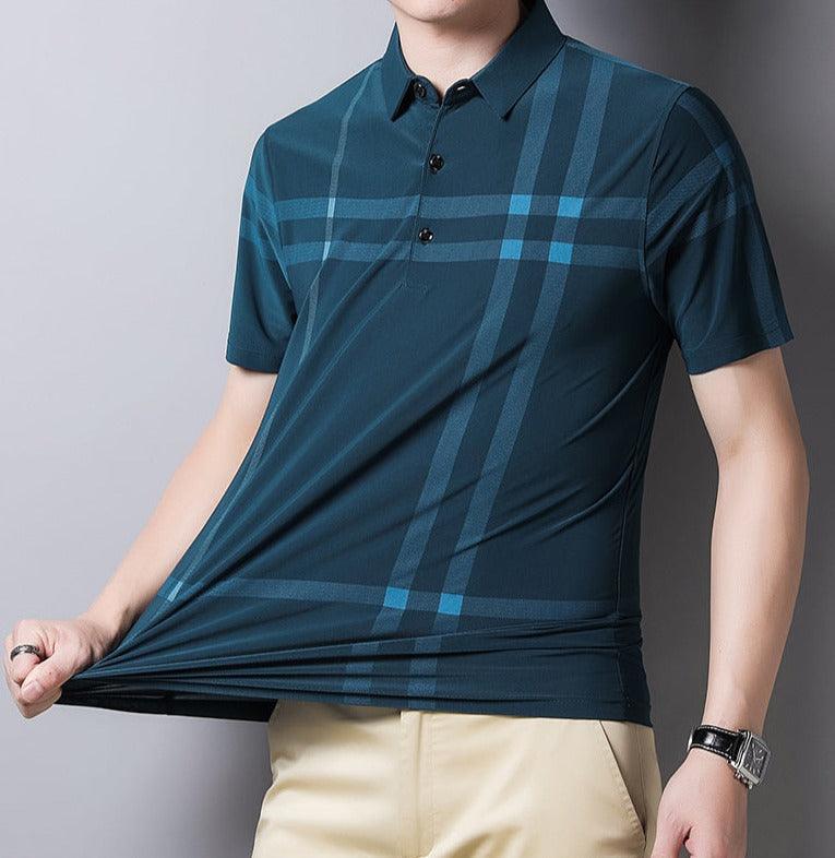 Playera Polo a Rayas para Hombre Stefano Romano®