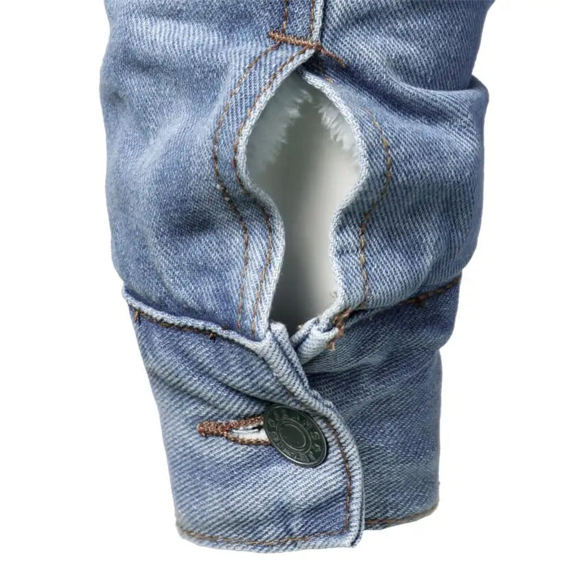 Chamarra de Mezclilla con Forro de Lana Cuello Polo para Hombre Marco Stefano Romano®