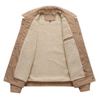 Chamarra Casual Cuello Polo Corte Regular para Hombre Alessandro Stefano Romano®