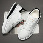 Tenis de Cuero Blanco para Hombre Stefano Romano®