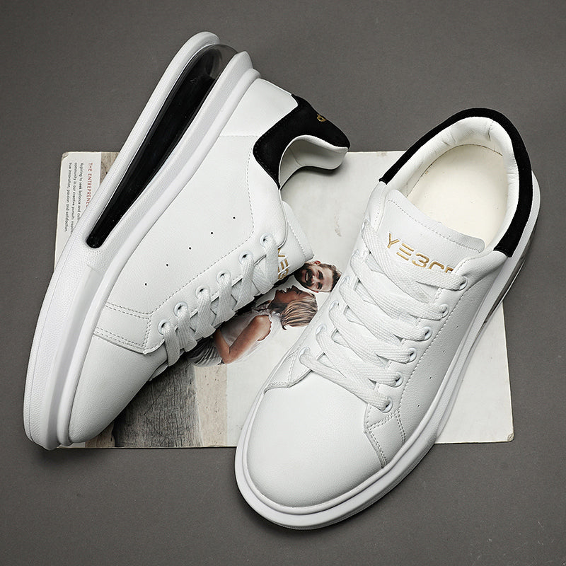 Tenis de Cuero Blanco para Hombre Stefano Romano®