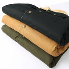 Chamarra de Mezclilla con Forro de Lana Cuello Polo para Hombre Alessandro Stefano Romano®