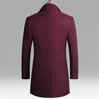 Abrigo de Lana de Diseñador Slim Fit para Hombre Marco Stefano Romano®