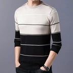 Suéter a Rayas Cuello Redondo para Hombre Alessandro Stefano Romano®