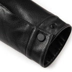 Chamarra de Cuero Diseñador Premium para Hombre Stefano Romano®