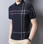 Playera Polo a Rayas para Hombre Stefano Romano®