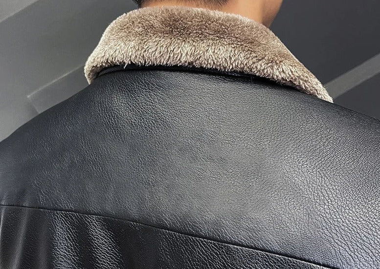 Chamarra de Cuero para Hombre Alessandro Stefano Romano®