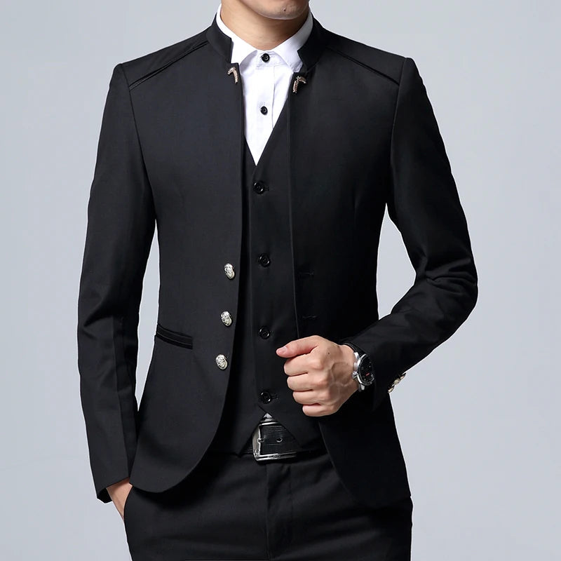 Blazer Slim Asiático para Hombre Stefano Romano®