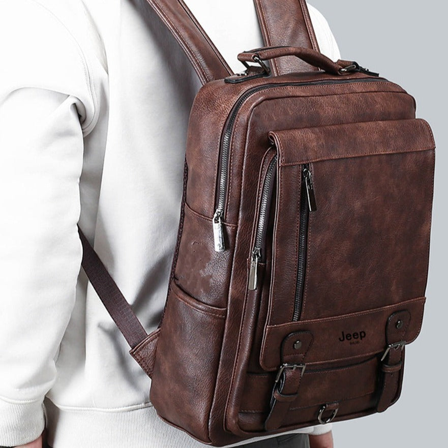 Bolsa de Cuero Trend para Hombre Stefano Romano®