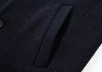 Abrigo Trench Coat Cuello Alto para Hombre Stefano Romano®