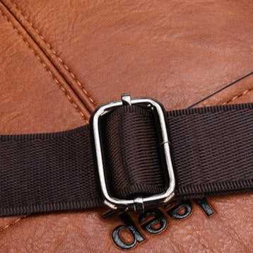 Bolsa Pequeña de Cuero Genuino para Hombre Alessandro Stefano Romano®