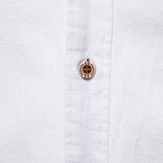 Camisa de Lino Cuello Polo Manga Larga para Hombre Marco Stefano Romano®