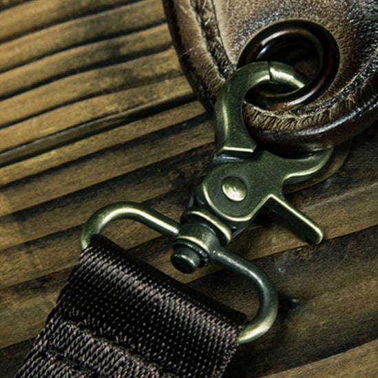 Riñonera de Cuero Genuino para Hombre Stefano Romano®