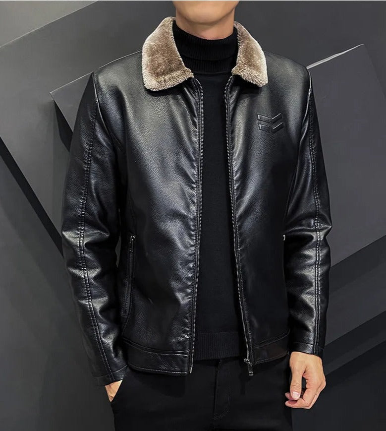 Chamarra de Cuero para Hombre Alessandro Stefano Romano®