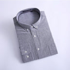 Camisa de Vestir Plus Size para Hombre Stefano Romano®