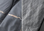 Blazer Plus Size Diseñador Poliéster para Hombre Matteo Stefano Romano®