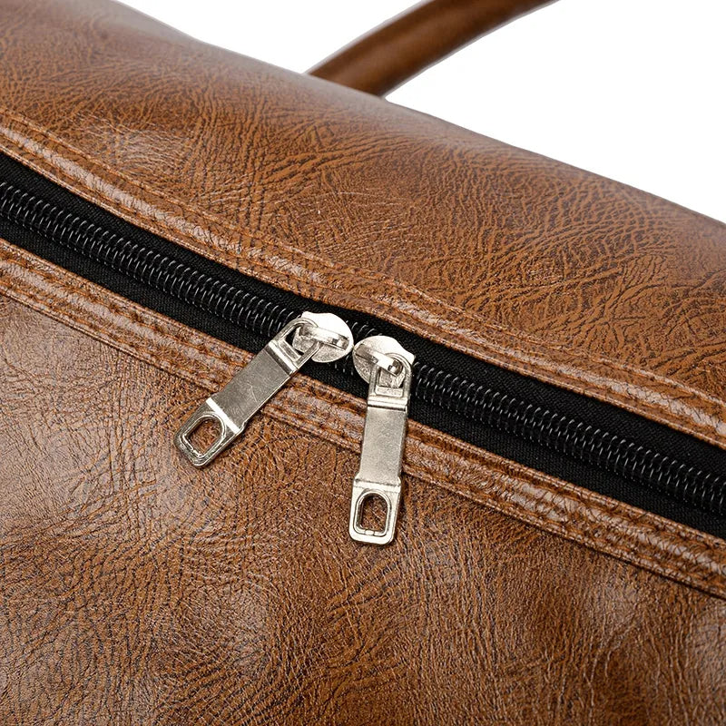 Bolsa de Viaje de Cuero Alessandro Stefano Romano®