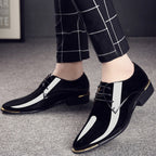 Zapato de Cuero Charolado para Hombre Luca Stefano Romano®