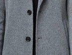 Abrigo de Lana de Diseñador Corte Regular para Hombre Alessandro Stefano Romano®