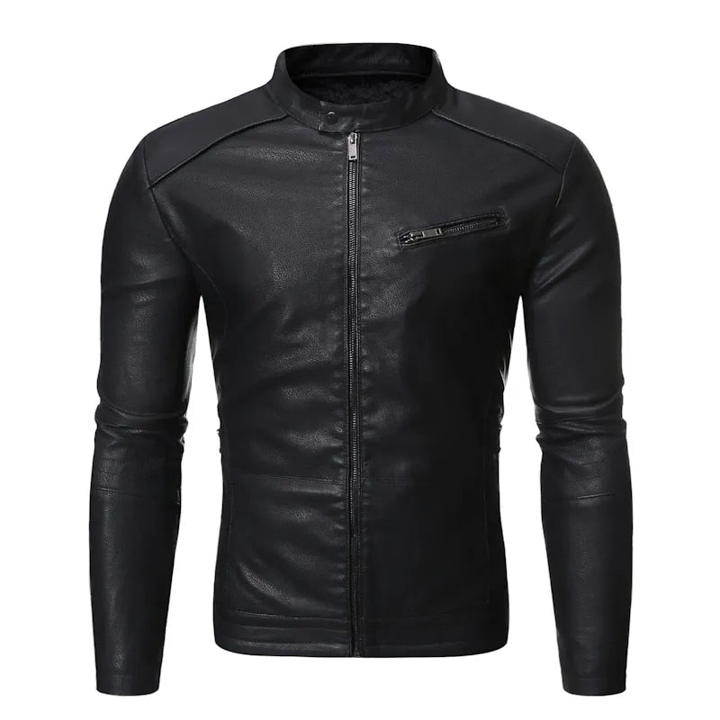 Chamarra de Cuero para Hombre Matteo Stefano Romano®