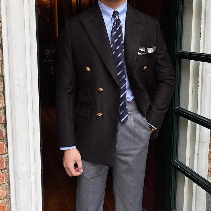 Blazer Slim Cruzado para Hombre Marco Stefano Romano®
