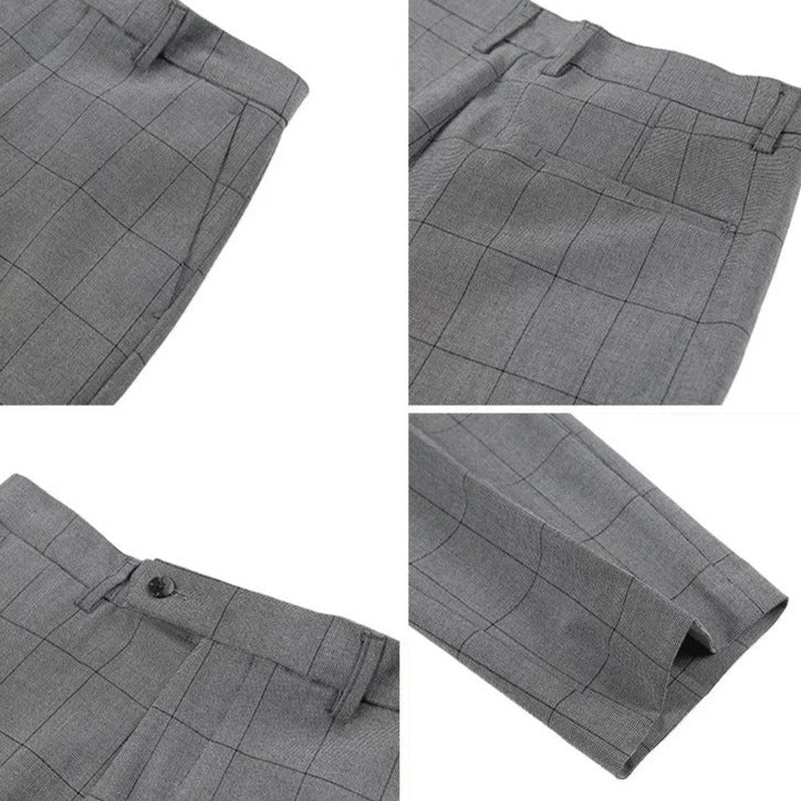 Pantalón de Vestir Slim Fit Gurkha para Hombre Alessandro Stefano Romano®