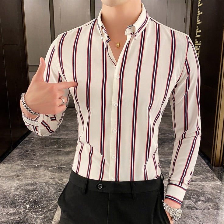 Camisa de Vestir Poliéster para Hombre Marco Stefano Romano®