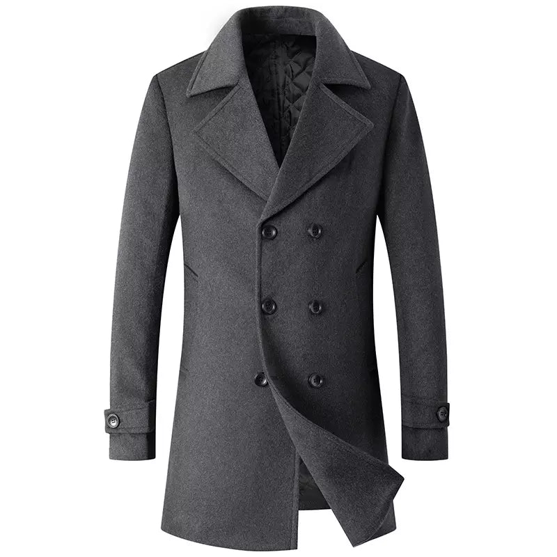 Abrigo Cruzado Corte Regular para Hombre Alessandro Stefano Romano®