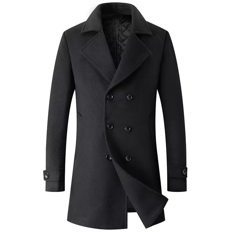 Abrigo Cruzado Corte Regular para Hombre Alessandro Stefano Romano®