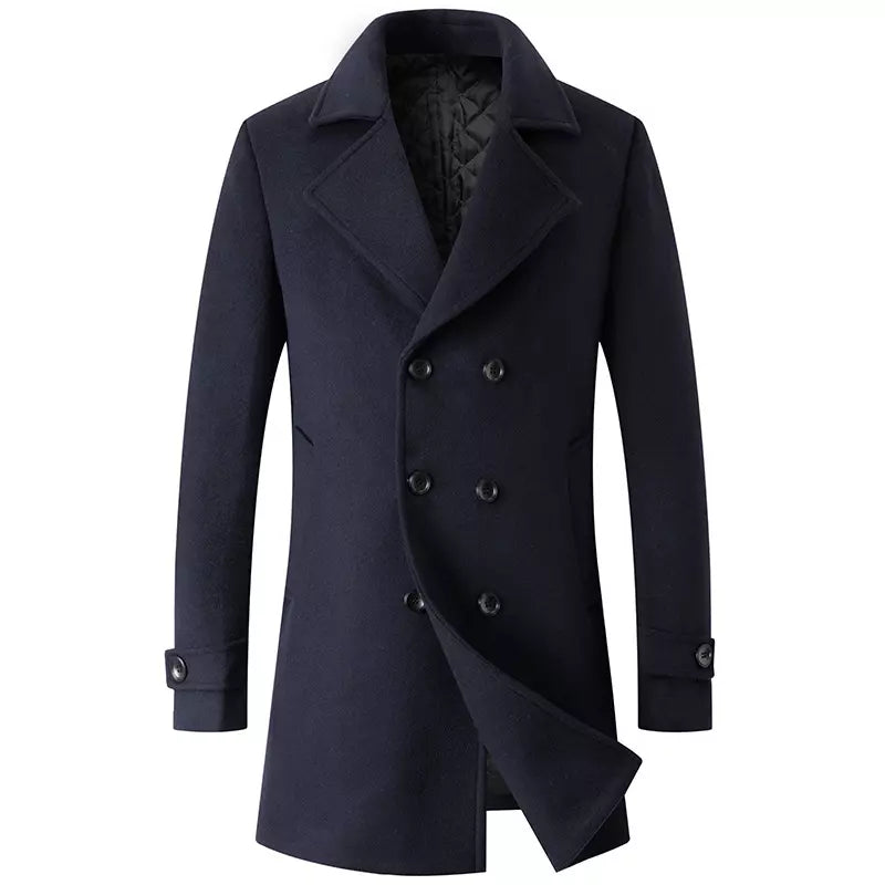 Abrigo Cruzado Corte Regular para Hombre Alessandro Stefano Romano®
