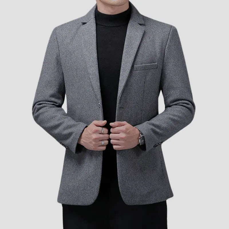 Blazer Slim Fit Lana para Hombre Stefano Romano®