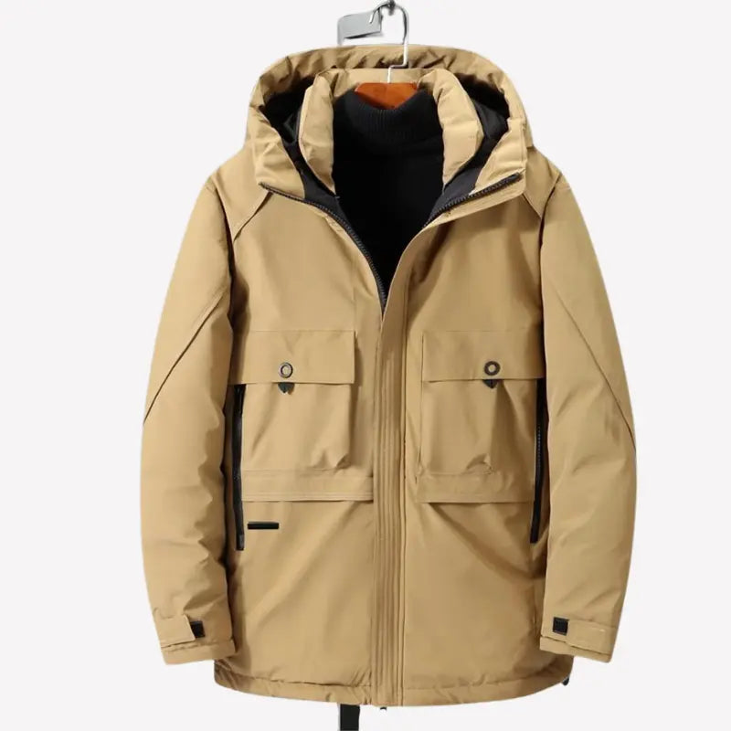Chamarra Parka Plus Size para Hombre Stefano Romano®