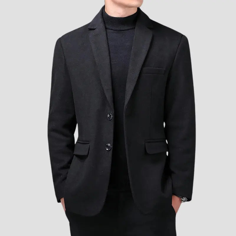 Blazer Slim Fit Lana para Hombre Stefano Romano®