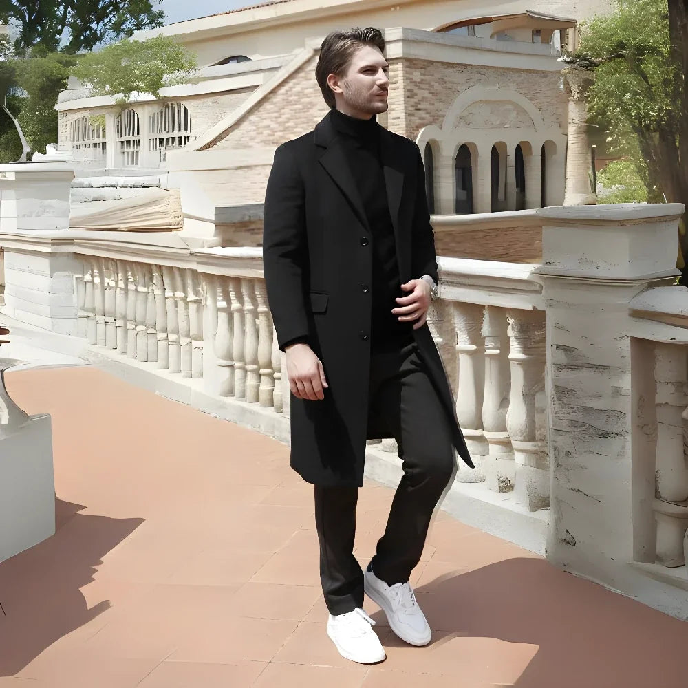 Abrigo Largo de Diseñador para Hombre Luca Stefano Romano®