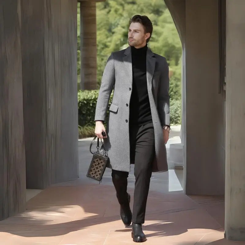 Abrigo Largo de Diseñador para Hombre Luca Stefano Romano®