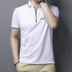 Playera Polo para Hombre con Cierre Stefano Romano®