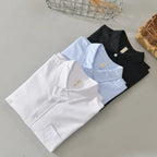 Camisa de Manga Larga Cuello Polo Algodón para Hombre Marco Stefano Romano®