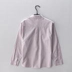 Camisa de Manga Larga Cuello Polo Algodón para Hombre Marco Stefano Romano®