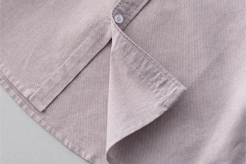 Camisa de Manga Larga Cuello Polo Algodón para Hombre Marco Stefano Romano®