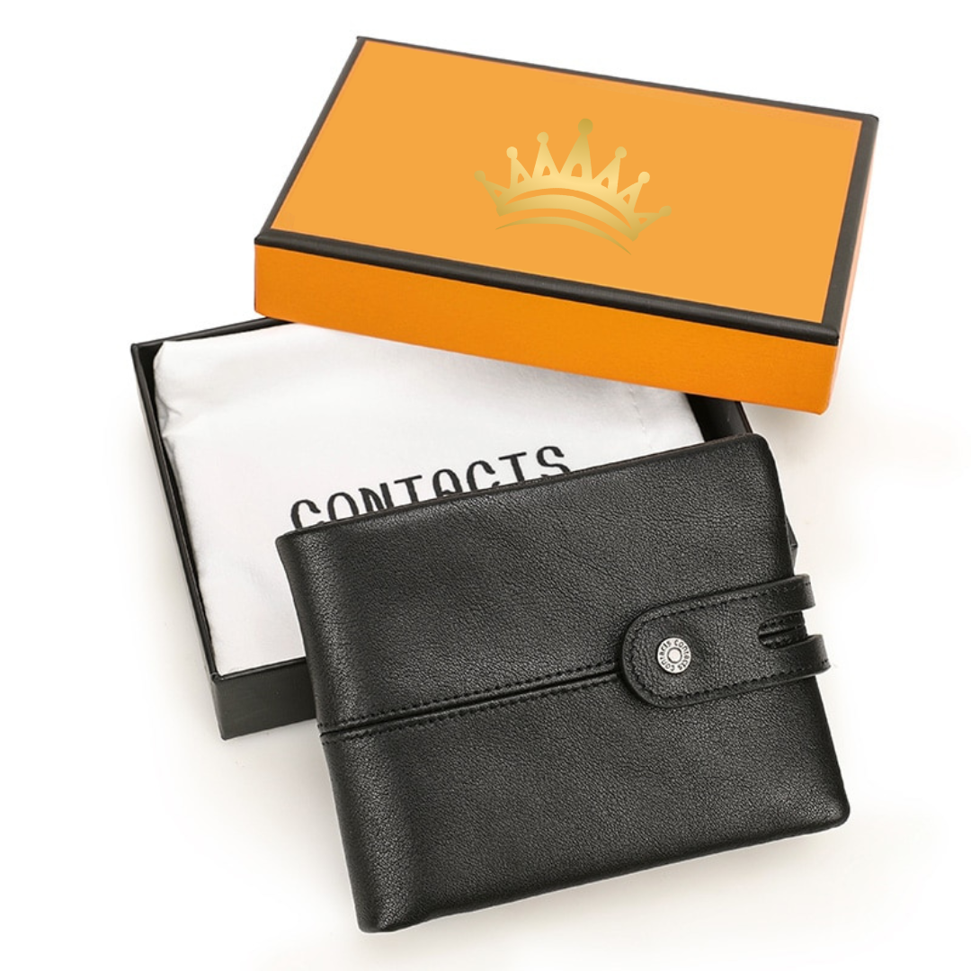 Cartera para Hombre de Cuero Genuino Stefano Romano®