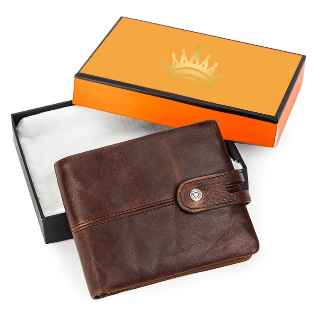 Cartera para Hombre de Cuero Genuino Stefano Romano®